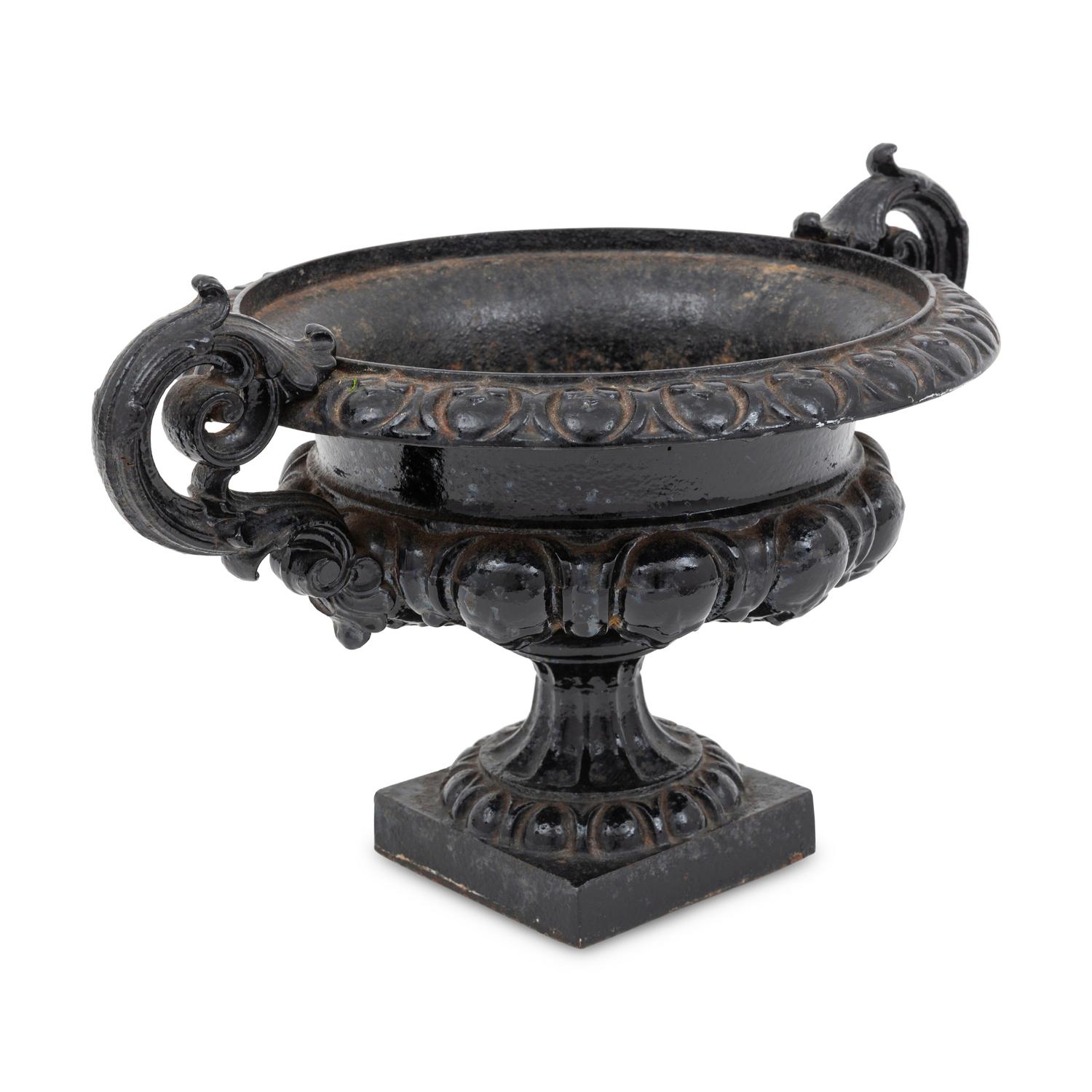 A Grecian Style Victorian Cast Iron Jardiniere