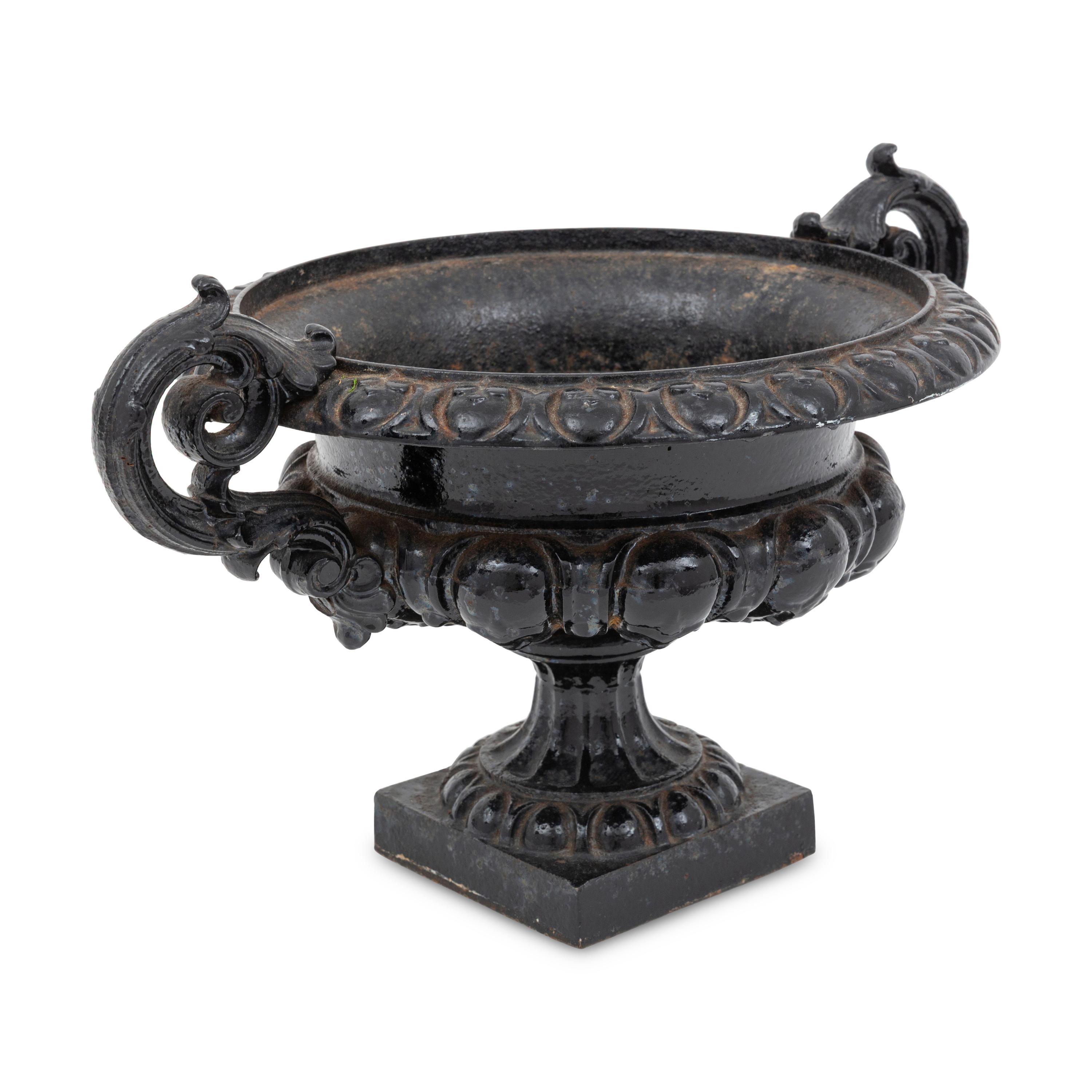 A Grecian Style Victorian Cast Iron Jardiniere