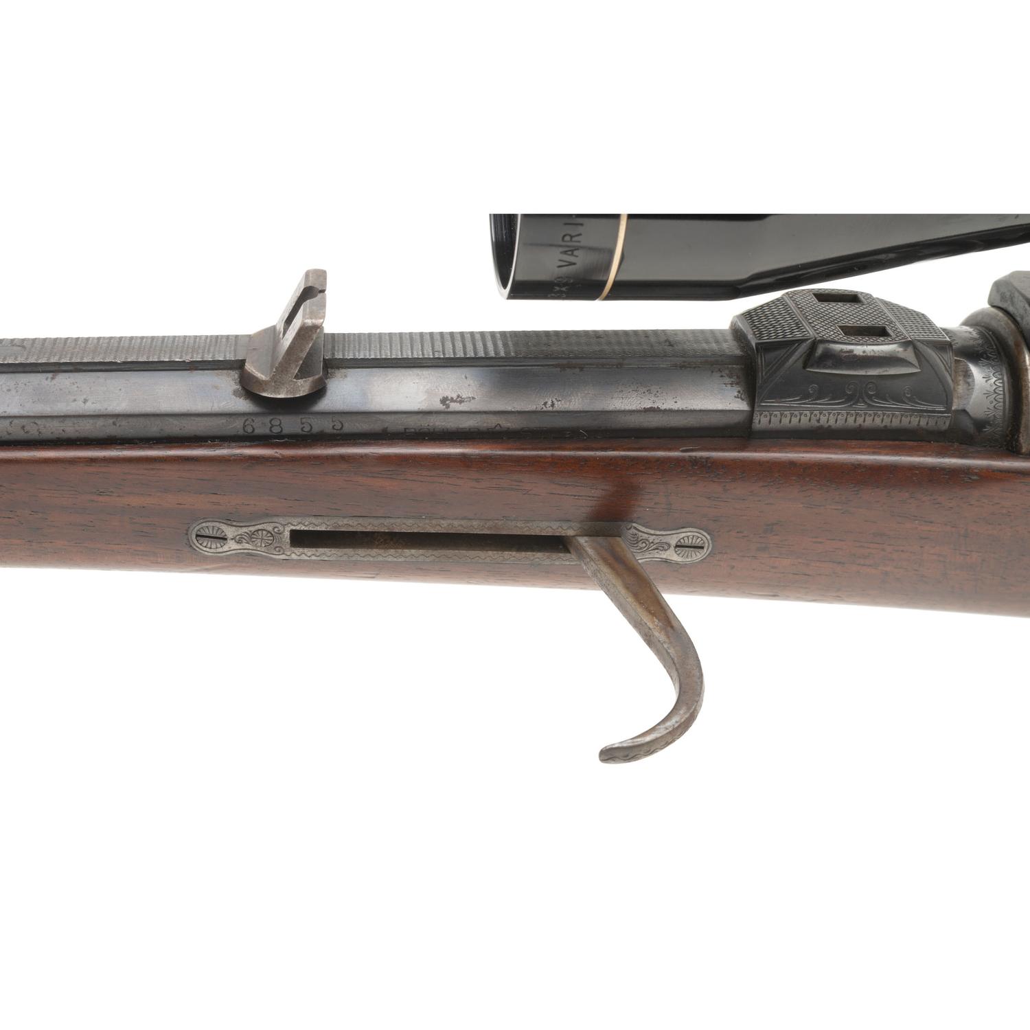 **L. Schiwy Half-Stock Mauser Rifle