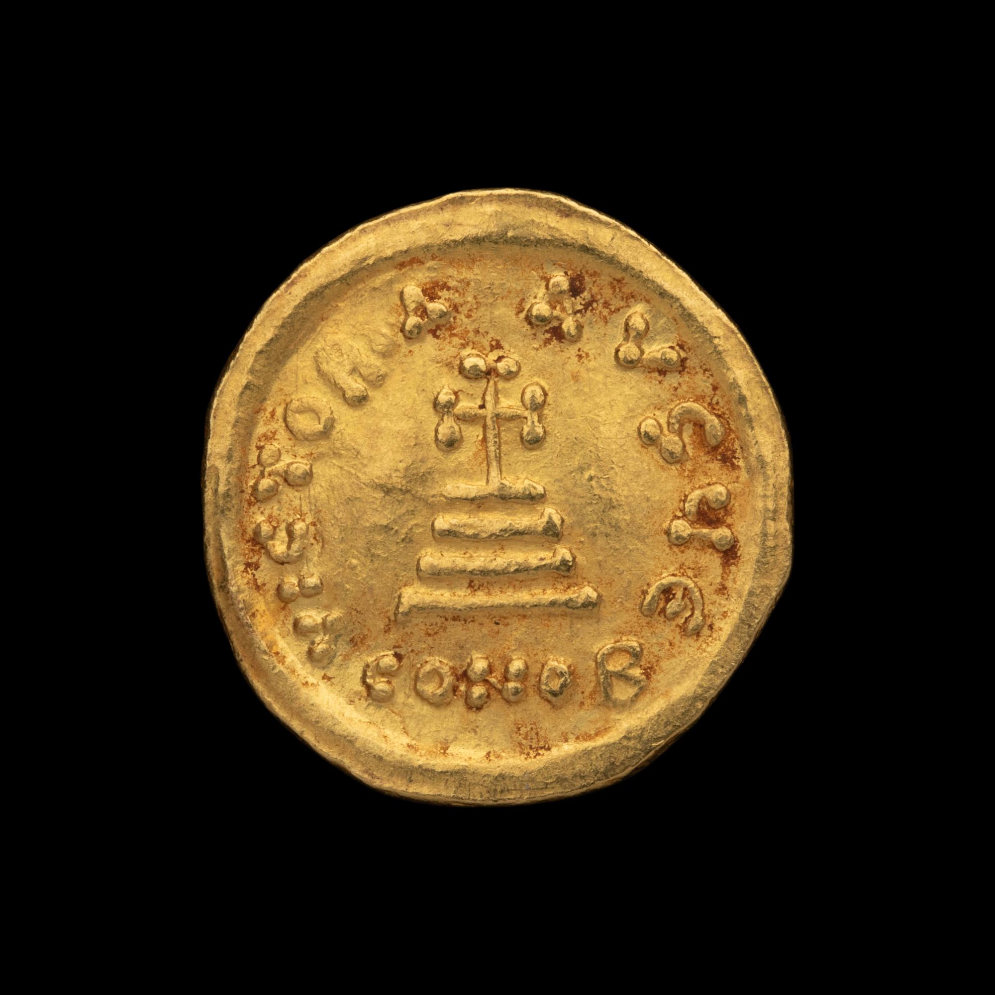 [ANCIENTS] BYZANTINE EMPIRE. Heraclius (c.625-629 AD). Av Solidus (4.5g, 20mm); the obverse showing Heraclius and his son Heraclius Constantine.
