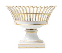 A Paris Porcelain Reticulated Center Bowl