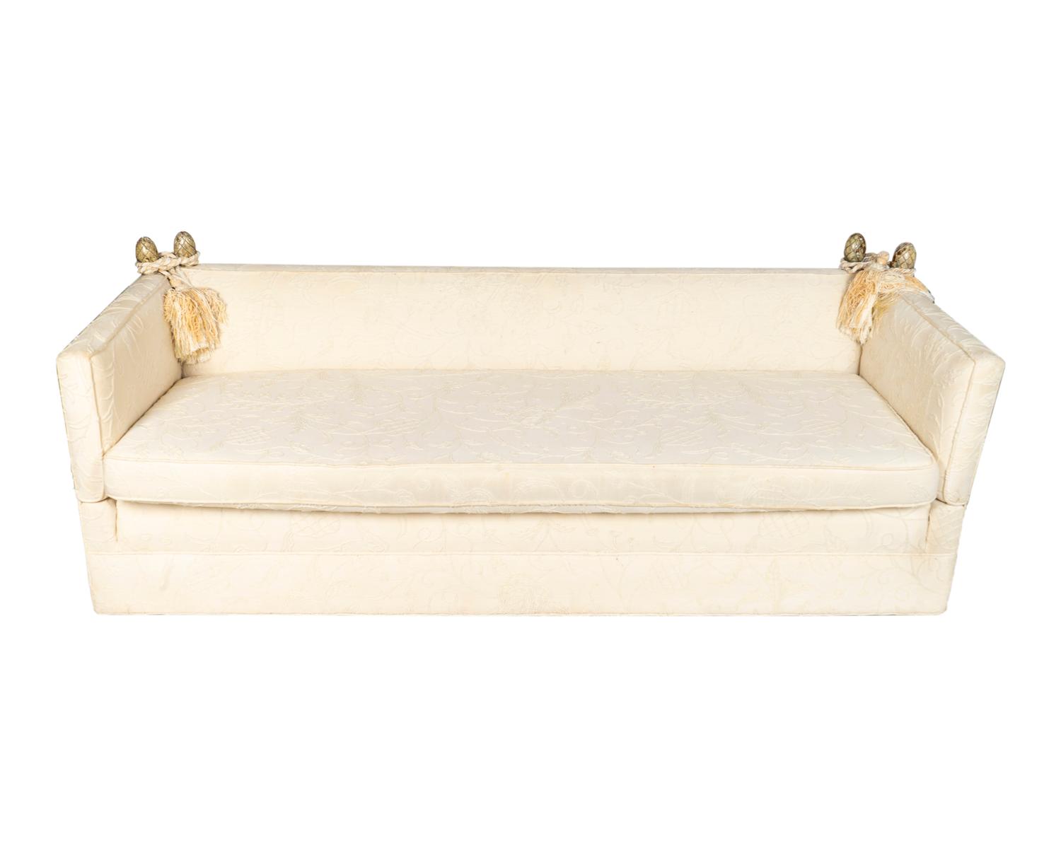 A Yale Burge Upholstered Sofa — 20TH CENTURY