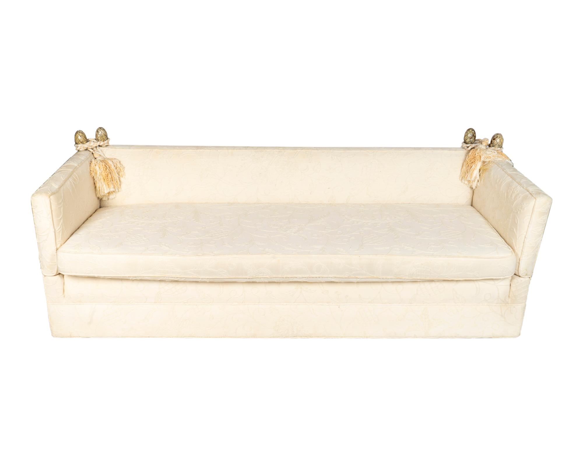 A Yale Burge Upholstered Sofa — 20TH CENTURY