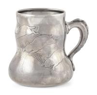 An Aesthetic Movement Sterling Silver Child's "Three Blind Mice" Mug, Tiffany & Co., New York, NY, Circa 1880