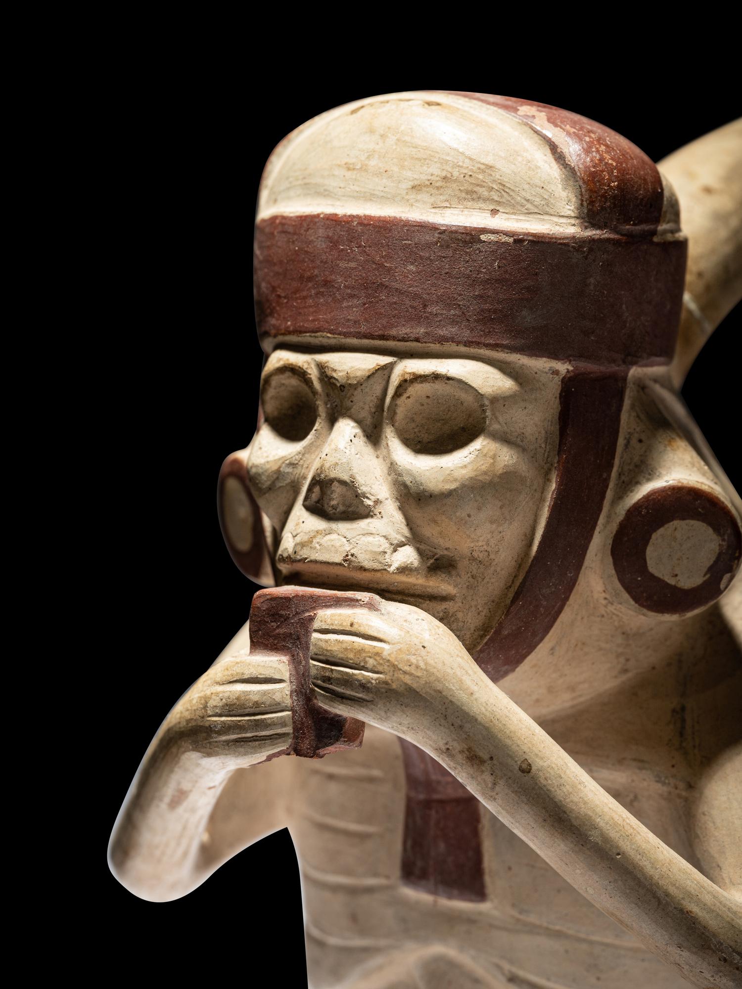 A Moche Skeleton Vessel