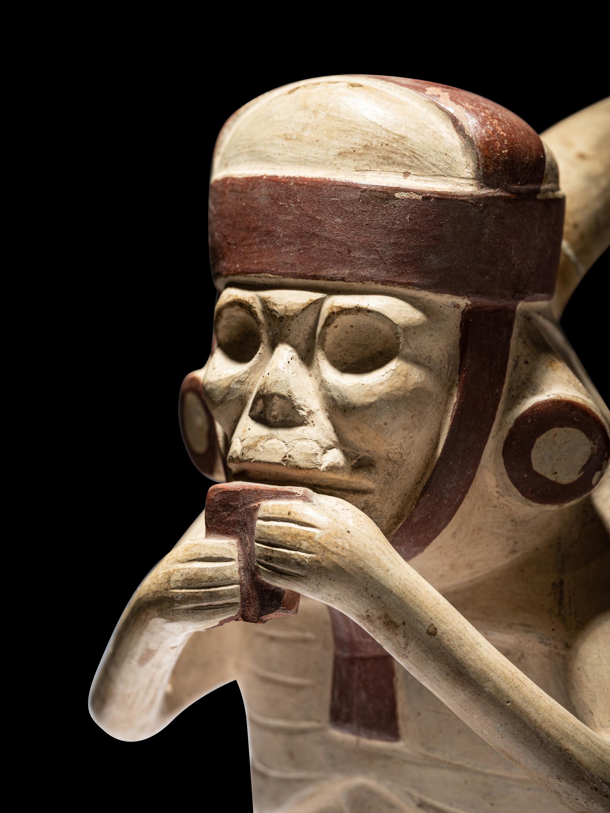A Moche Skeleton Vessel