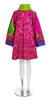 Gianni Versace Printed Swing Coat, 1990s