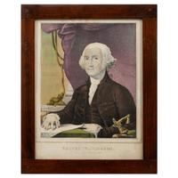 Eleven Framed Hand-Colored Lithographs of American Presidents