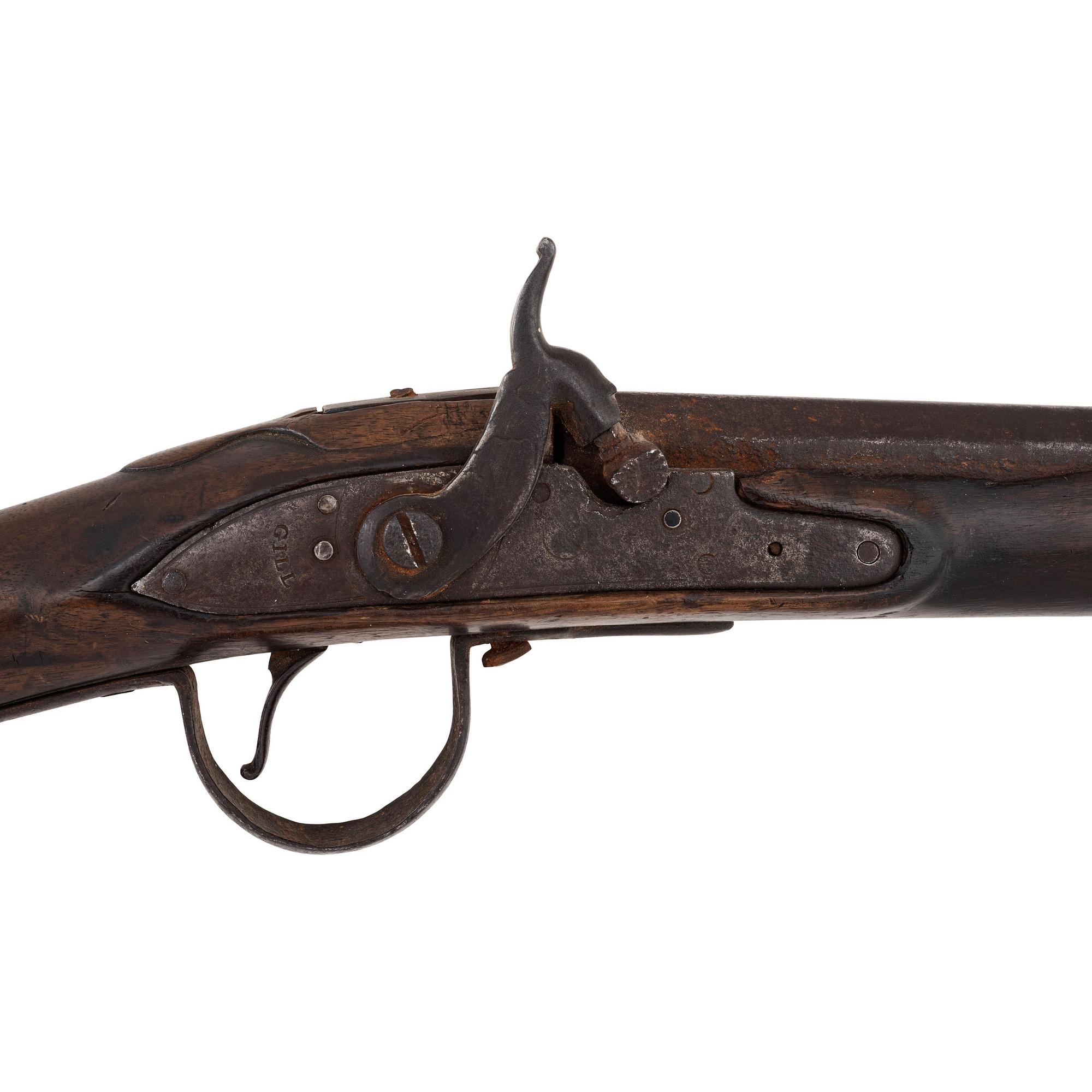 Percussion Altered British Board of Ordnance Marked 1813 Contract Trade Gun by Gill