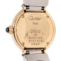 CARTIER, REF. 8057908C STAINLESS STEEL AND 18K YELLOW GOLD WATCH
