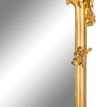 A French Rococo-Style Carved Giltwood Mirror