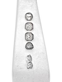 A Group of Eighteen English and Irish Silver Teaspoons