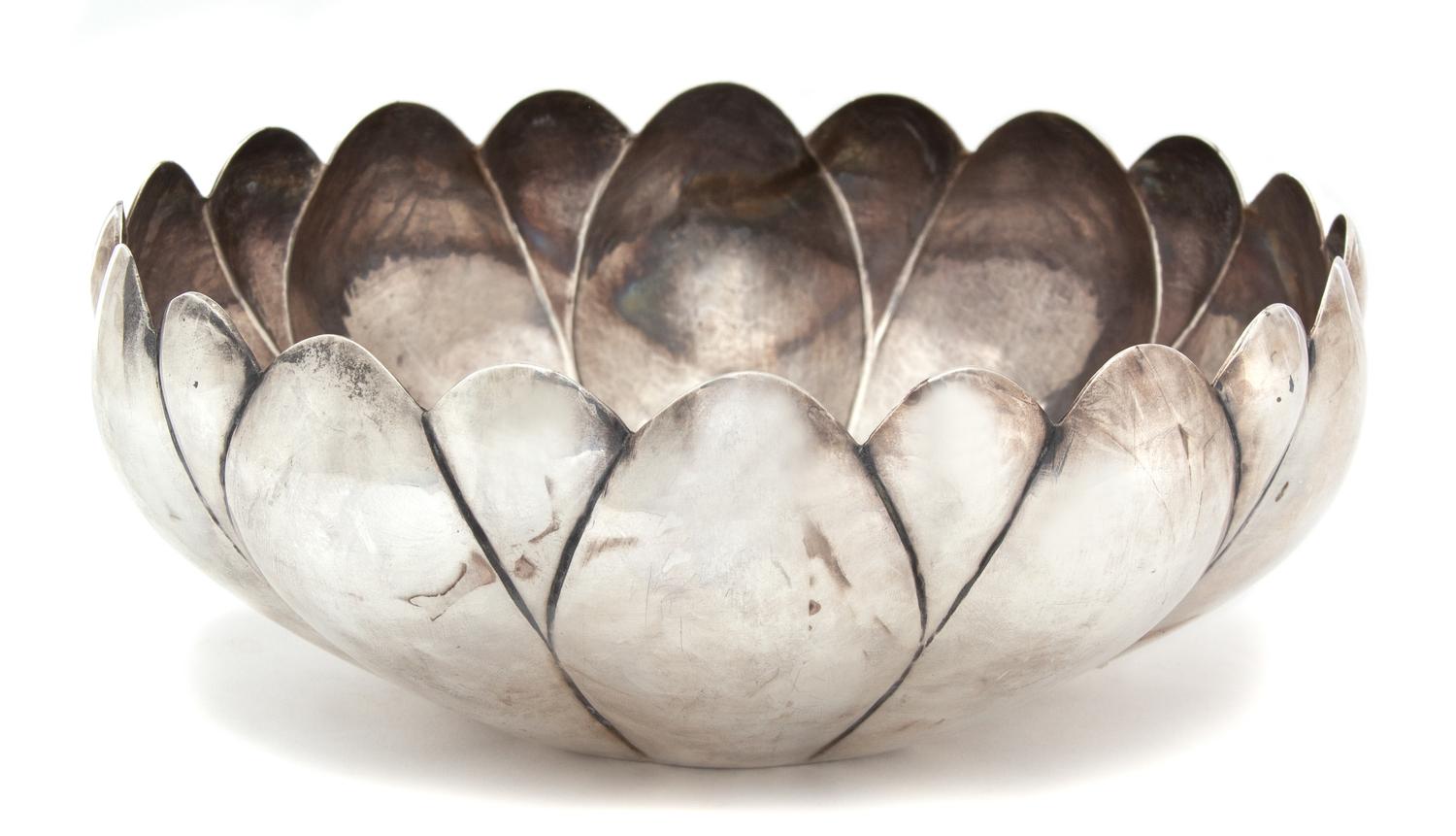A Mexican Silver "Blossom" Bowl, Sanborns, Mexico, 20th Century,