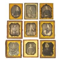 [Early Photography] Group of 26 Daguerreotypes of Women