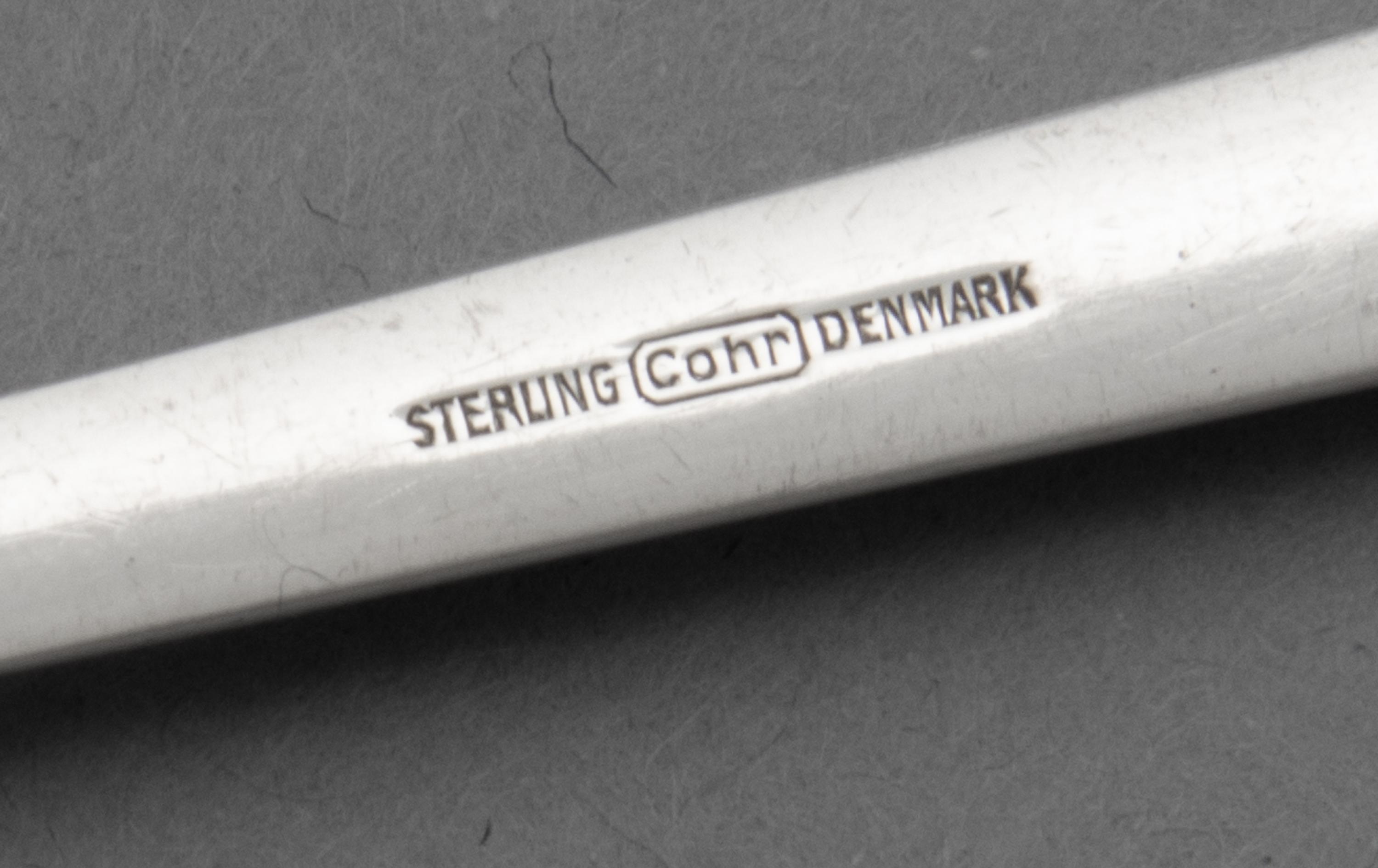 Trinita Flatware Service for Twelve Carl M. Cohr, Denmark