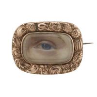 Georgian lover's eye brooch early 19th century