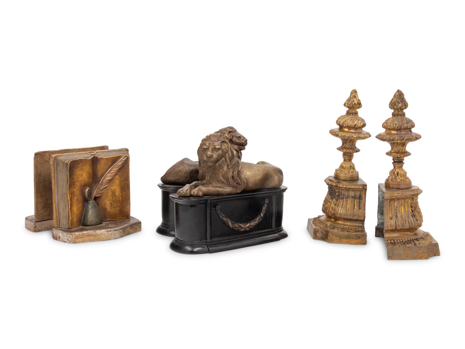 Three Pairs of Bookends