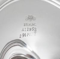An American Silver Tea Service, Gorham Mfg. Co., Providence, RI, comprising a teapot, a creamer, a sugar and a waste bowl; together wit