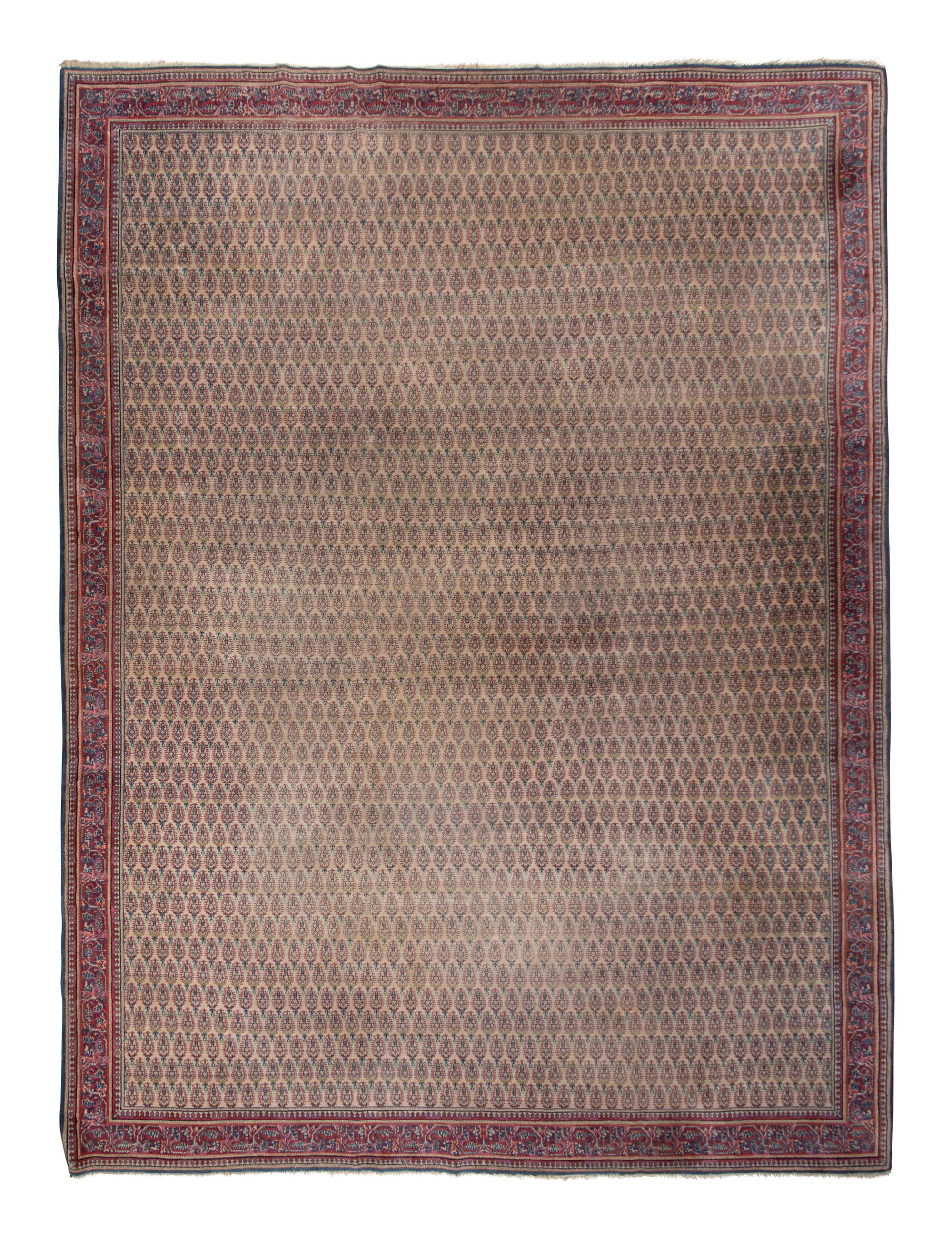 A Persian Boteh Design Wool Rug