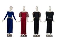 Four Mary McFadden Gowns