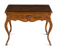 A Louis XV Style Walnut Dressing Table