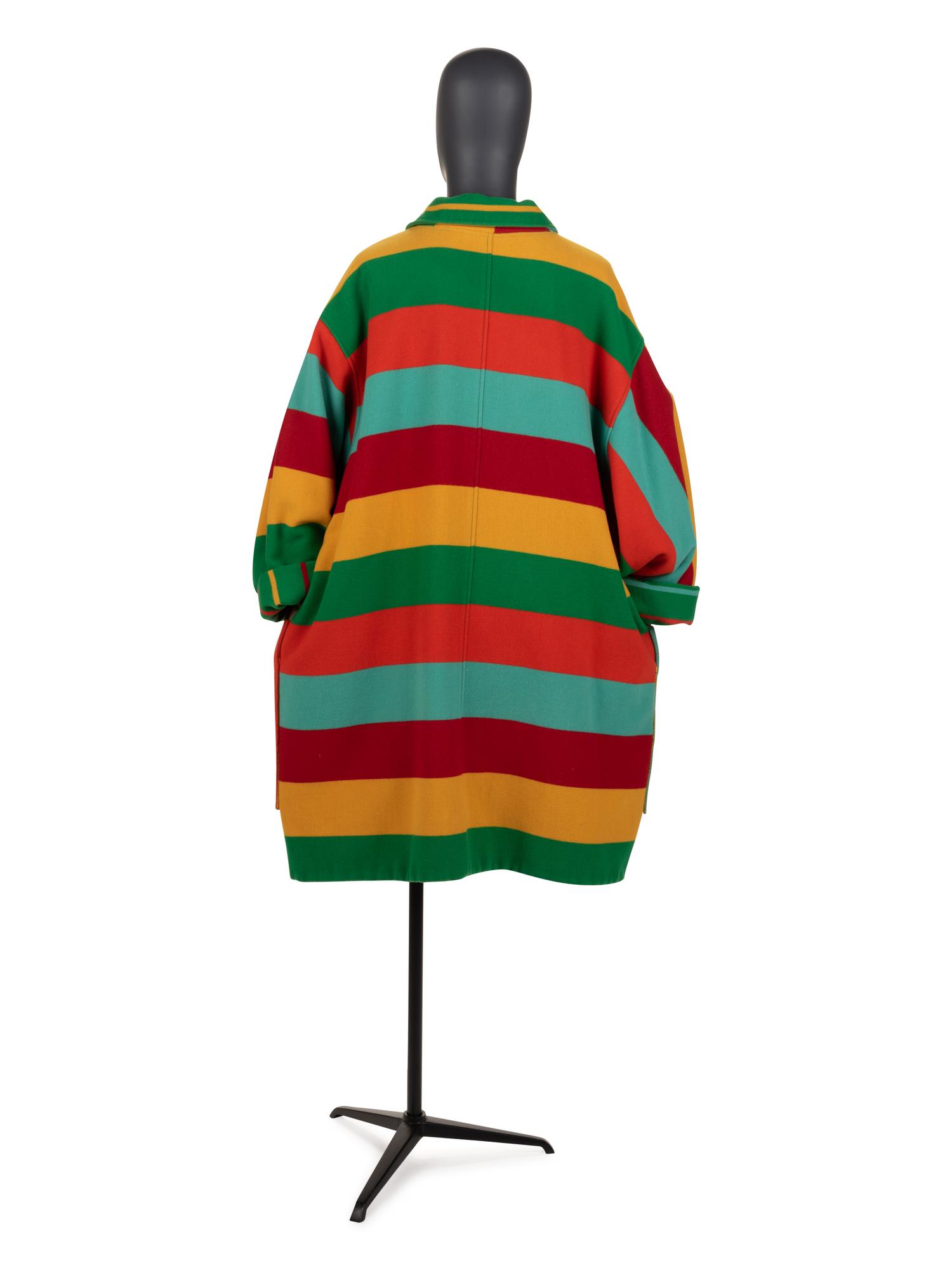 Two Designer Items: One Robave Coat & One Scarf by Nick Cave, 1990s