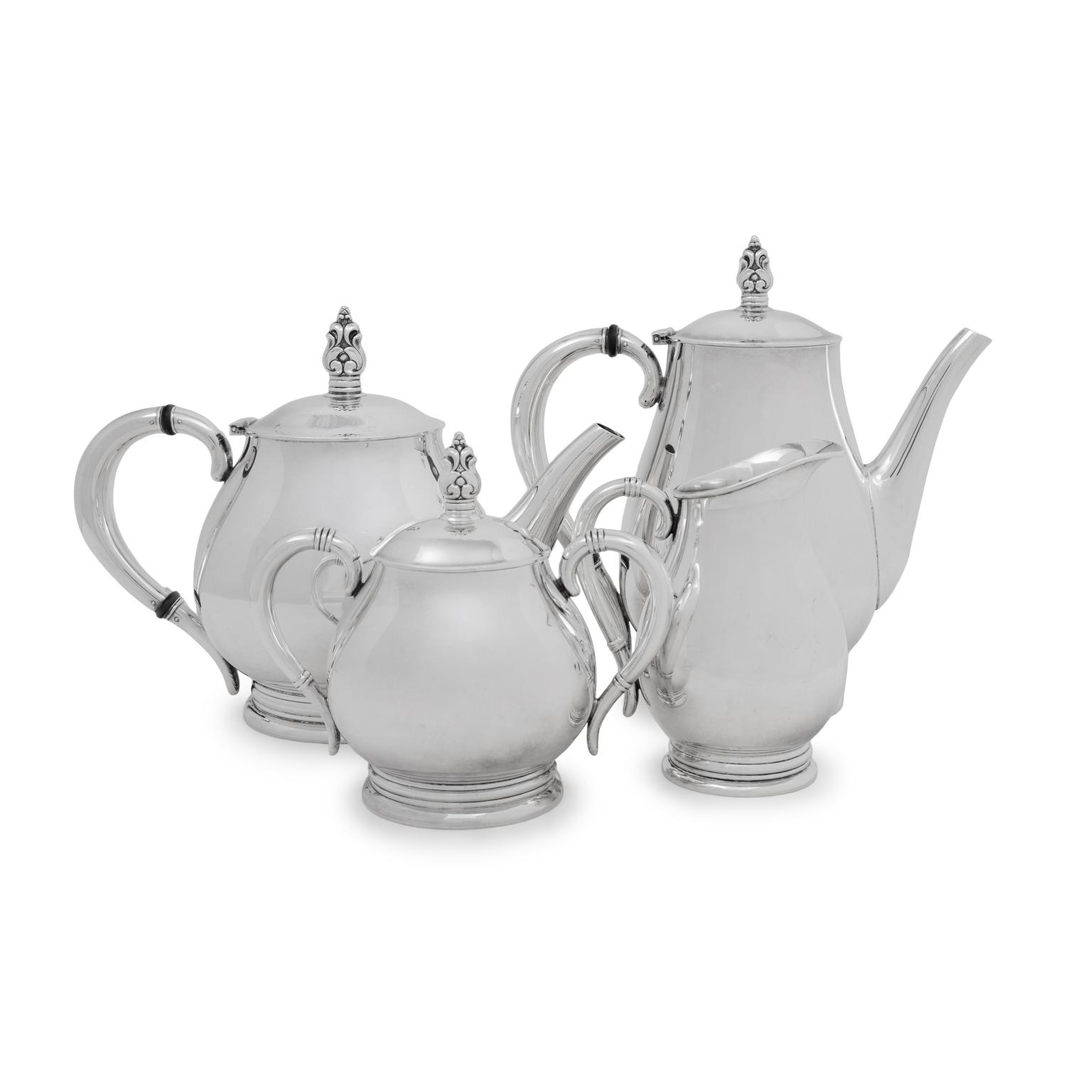 An American Silver Four-Piece Tea and Coffee Service