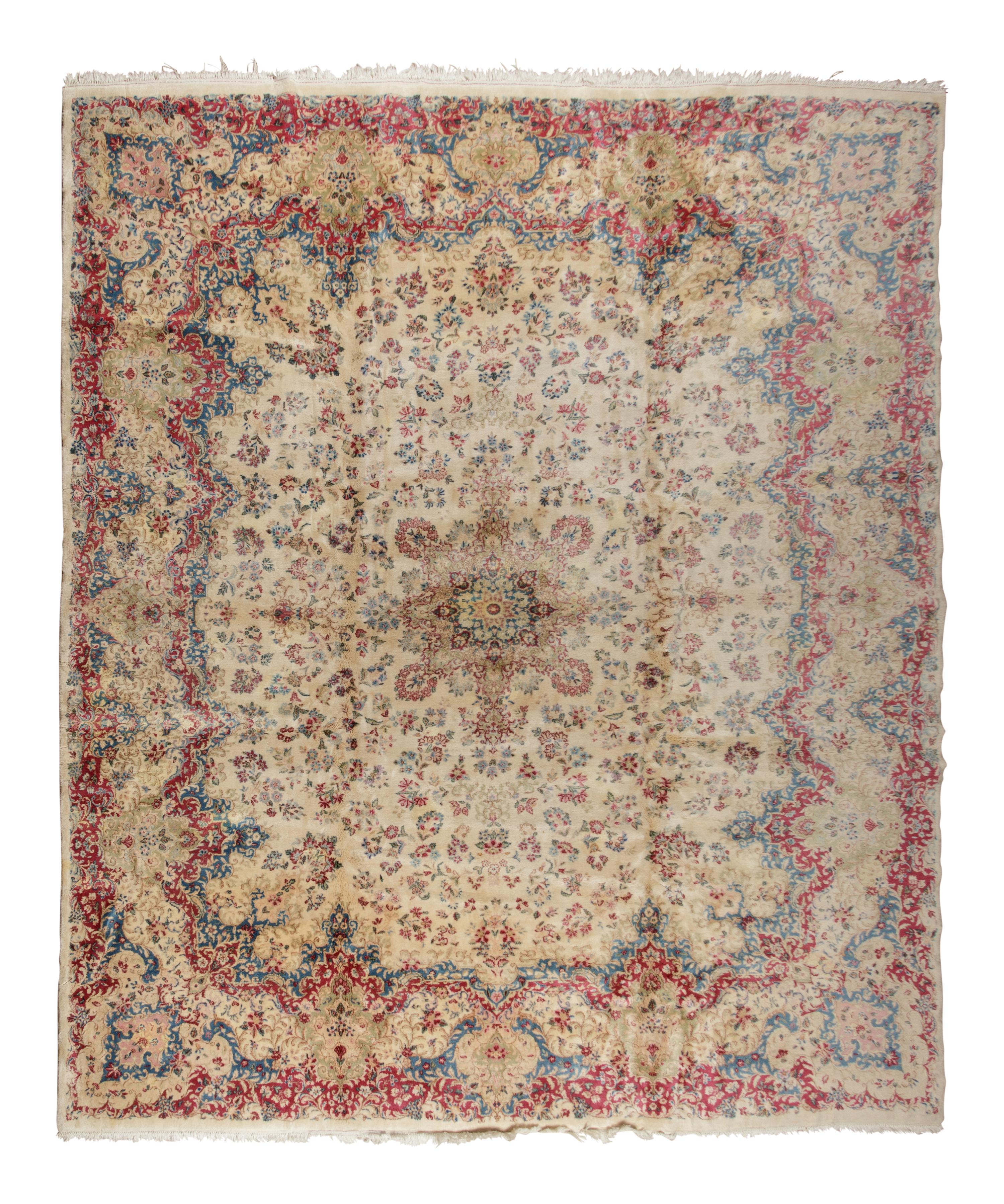 A Kirman Wool Rug