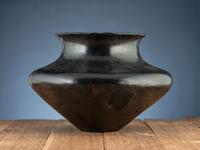 Ohkay Owingeh Blackware Pottery Olla