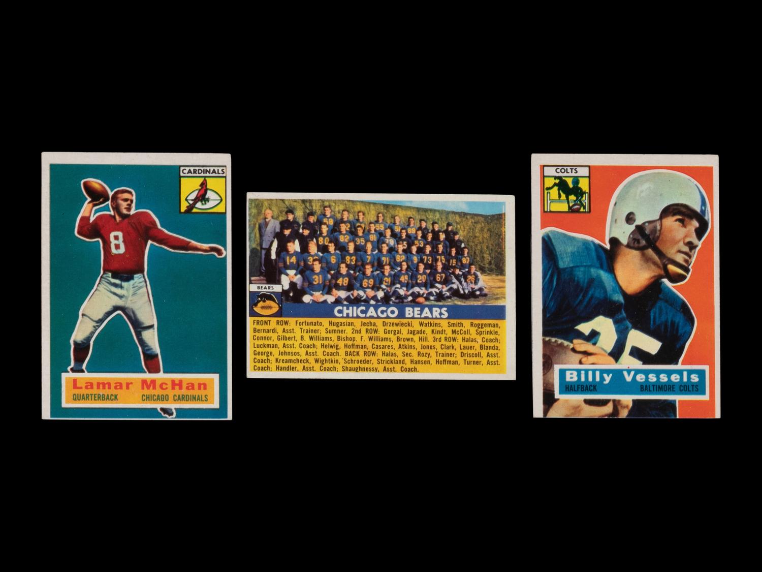 A Complete Set of 1956 Topps Football Cards (120/120)