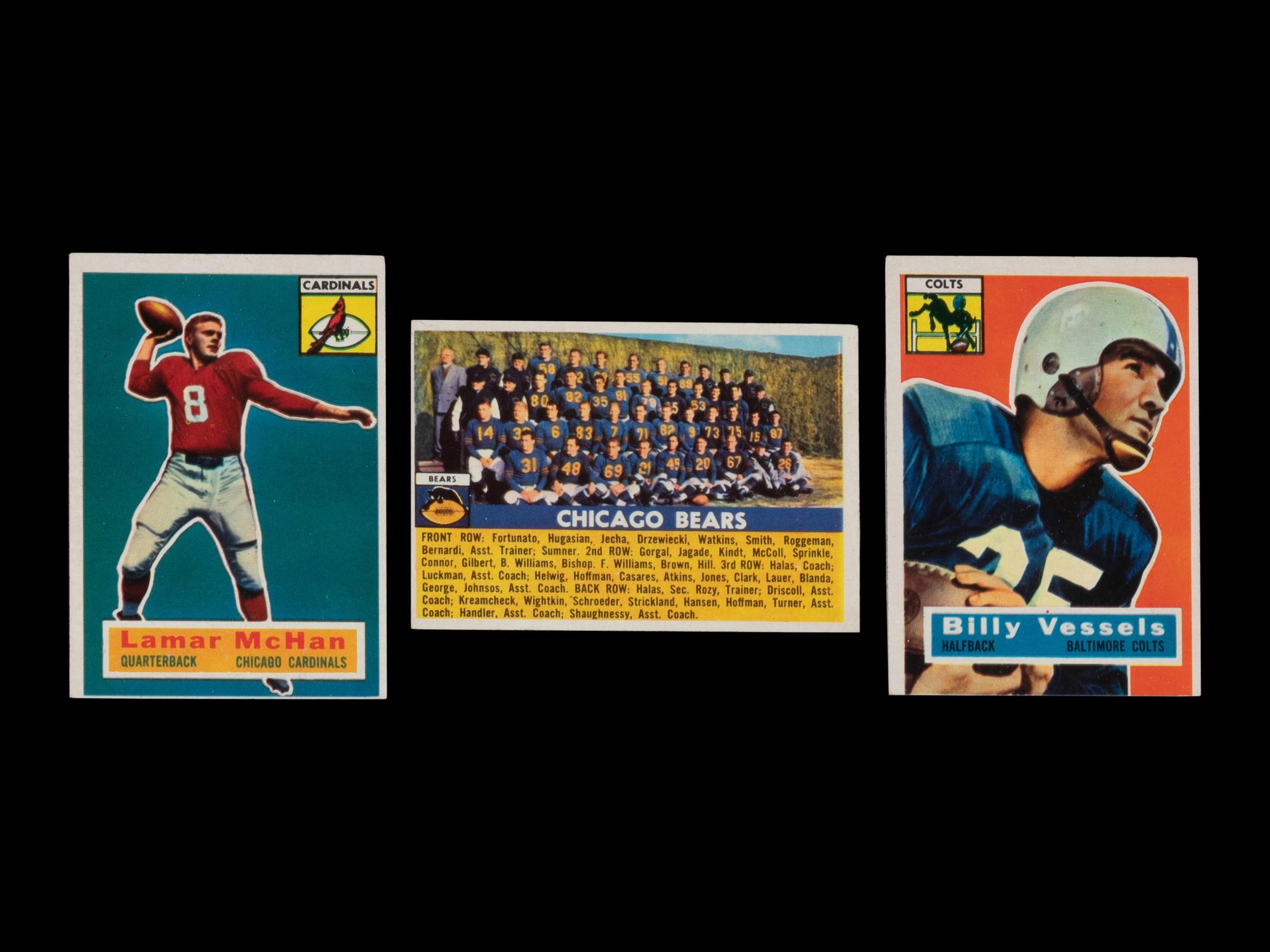 A Complete Set of 1956 Topps Football Cards (120/120)