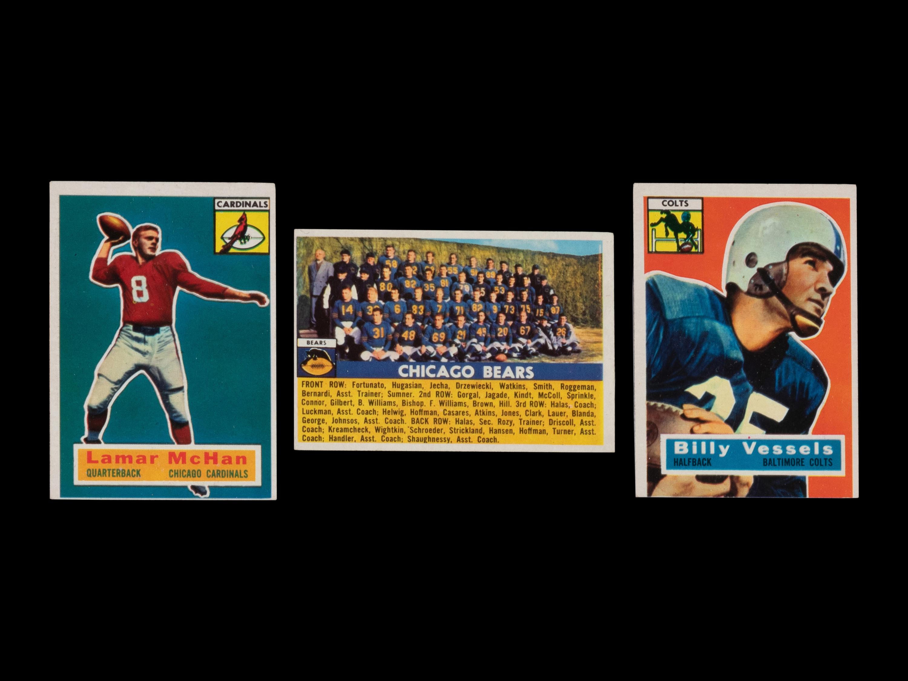 A Complete Set of 1956 Topps Football Cards (120/120)