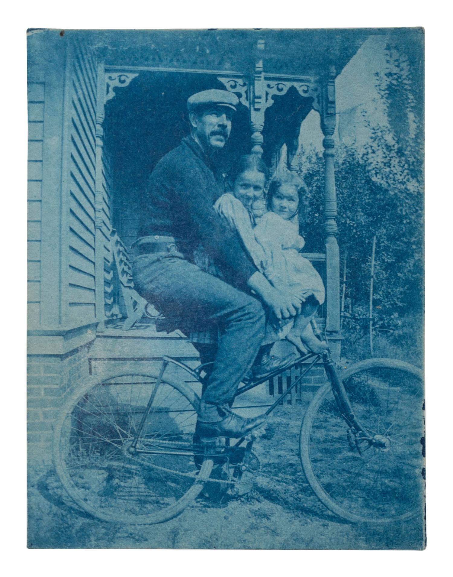 [EPHEMERA]. A group of 52 RPPCs & photographs of automobiles, bicycles, and motorbikes.
