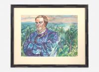 Henry Koerner (American/Austrian, 1915–1991) - Portrait of a Man in a Field together with The Composer