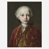 Attributed to Martin van Meytens the Younger (Swedish, 1695–1770) Portrait of a Child, Possibly from the Habsburg Family, Bust-Length