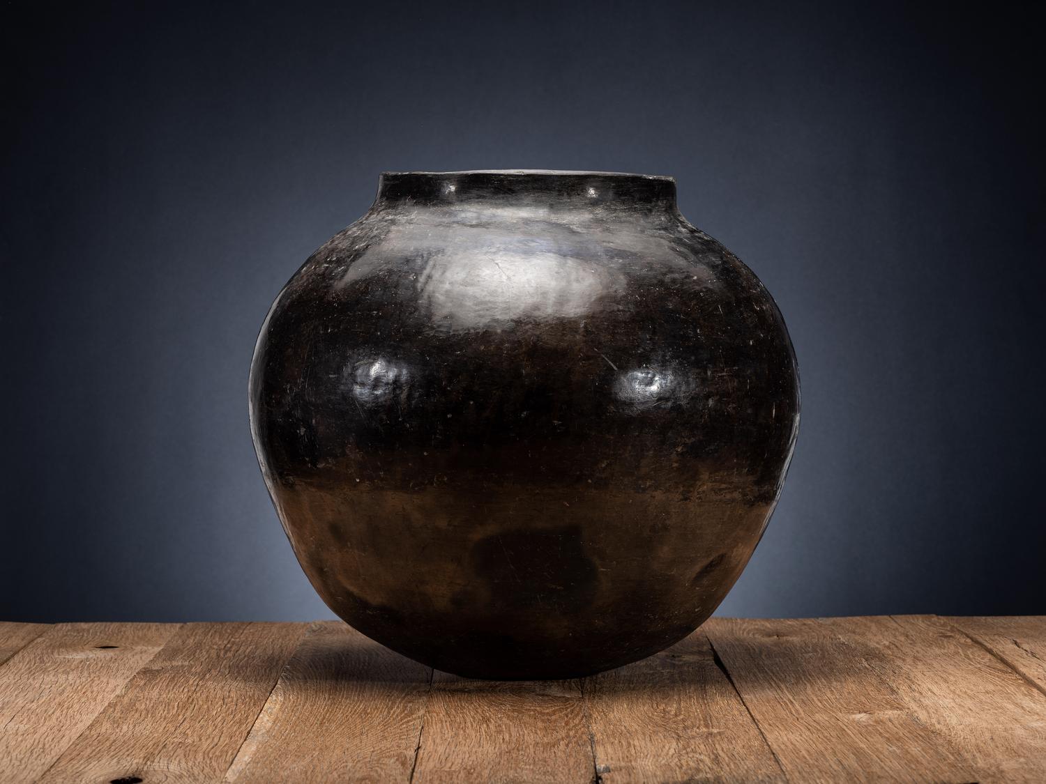 Ohkay Owingeh Pottery Storage Jar