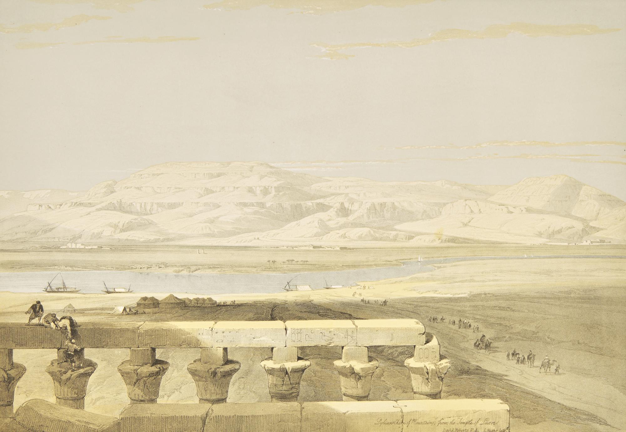 [Prints] Roberts, David. Group of Eight Prints