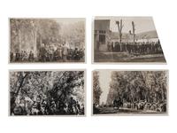 [LATE INDIAN WARS]. A group of 28 photographs from the 50th Anniversary of the Battle of the Little Bighorn, and other Custer Memorials, comprising: