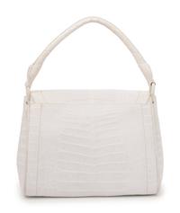 Nancy Gonzalez White Crocodile Bag, 2000s