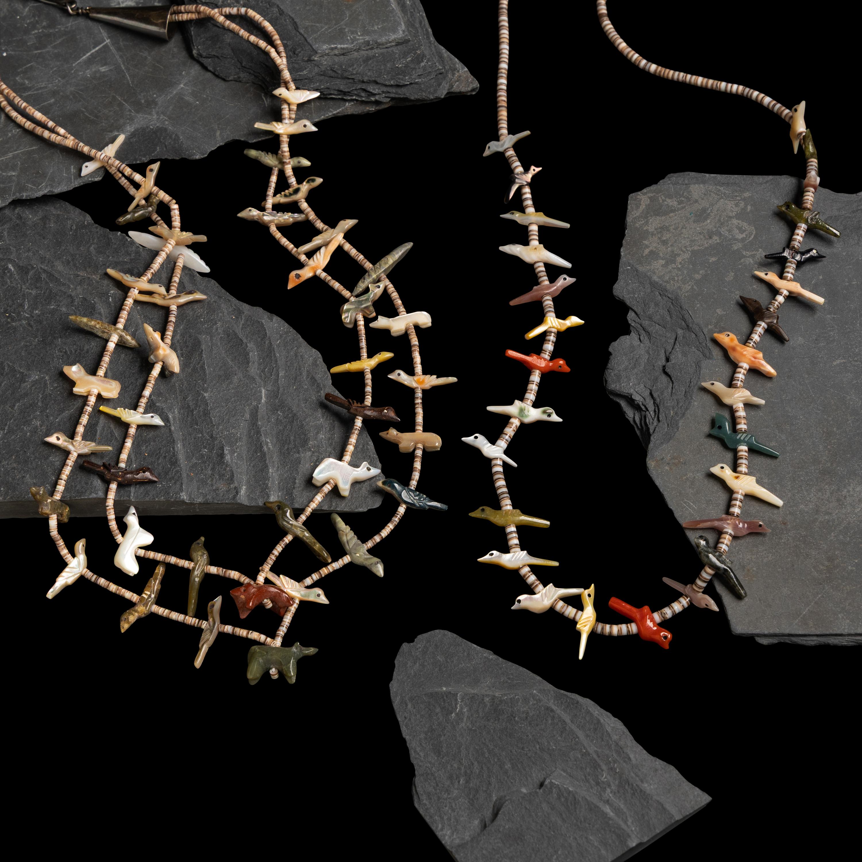 Pair of Zuni Fetish Necklaces