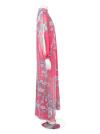 Hanae Mori Floral Print Dress, 1970-80s