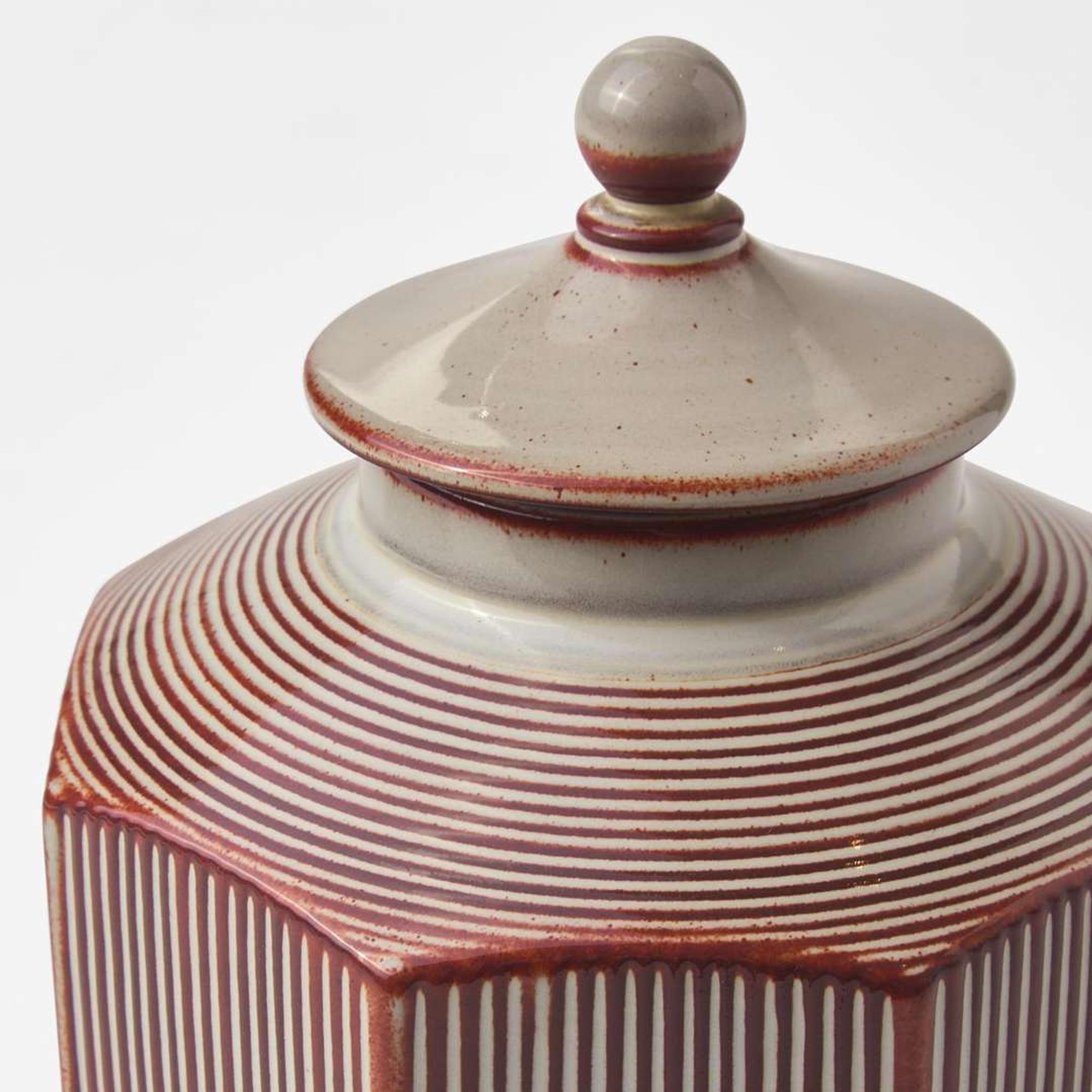 A Wedgwood Norman Wilson (1902-1985) Unique Ware Lidded Jar UK, 1960s