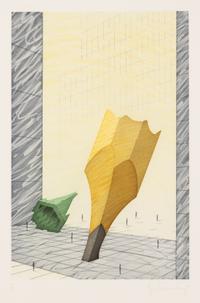 Claes Oldenburg (American, 1929-2022) — Proposal for a Colossal Monument in Downtown New York City, 1993