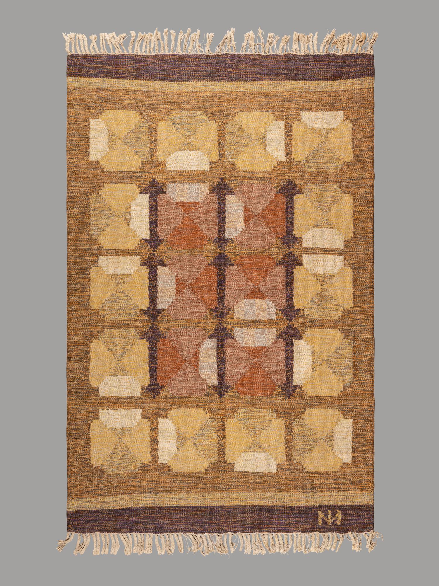 'Harsyra' Flatweave Rug from the 'Treklang' Series Alestalon Mattokutomo, Finland
