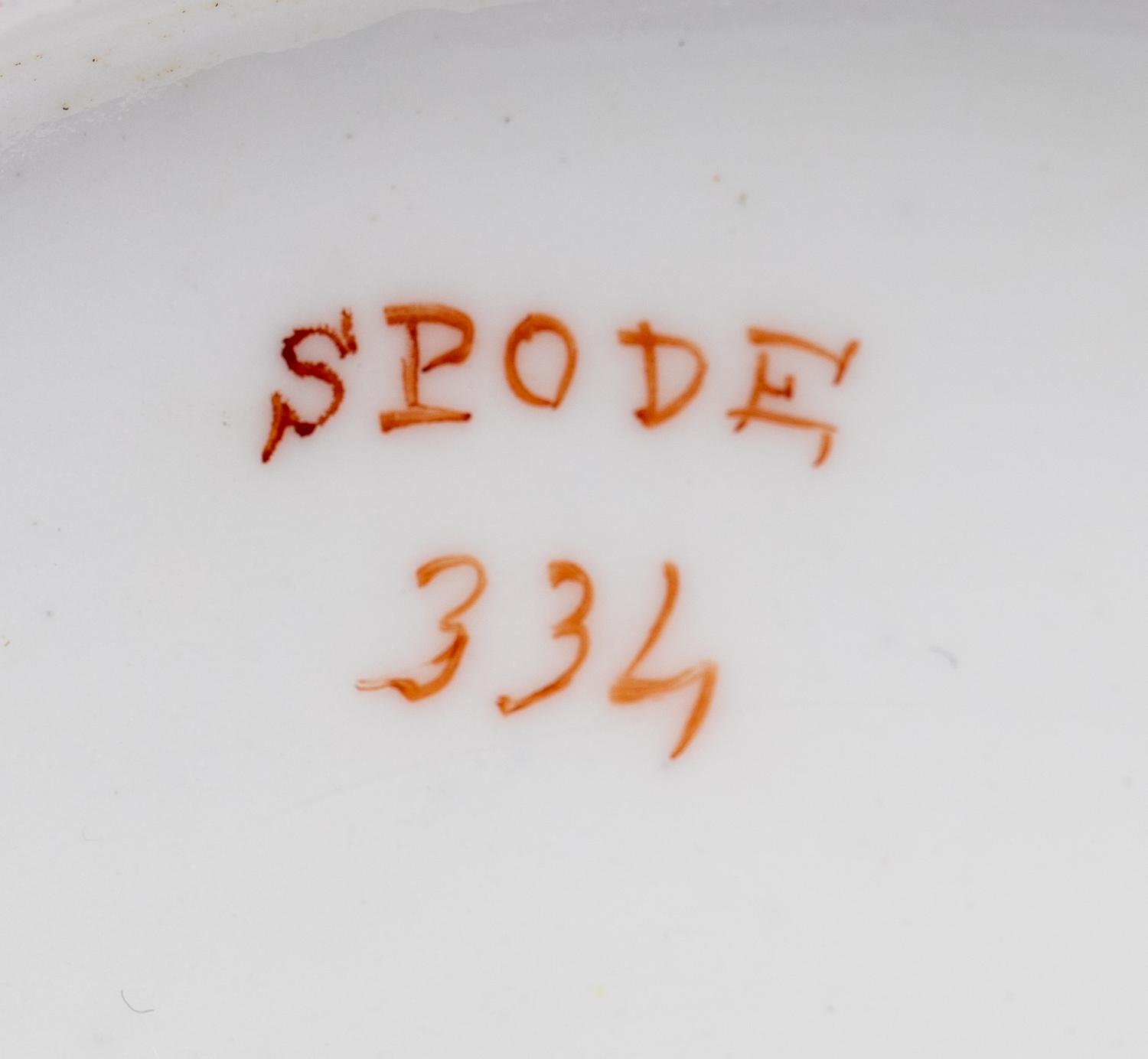 A Spode Porcelain Tea Service