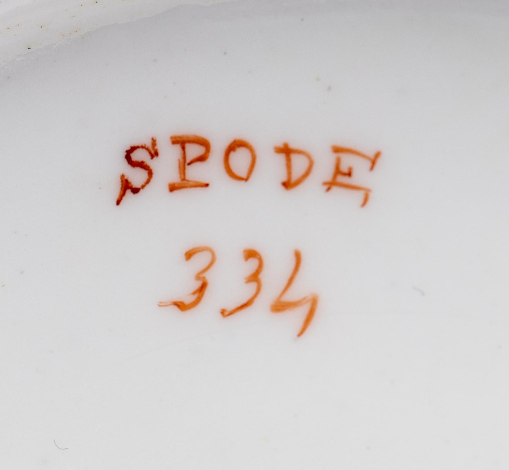 A Spode Porcelain Tea Service