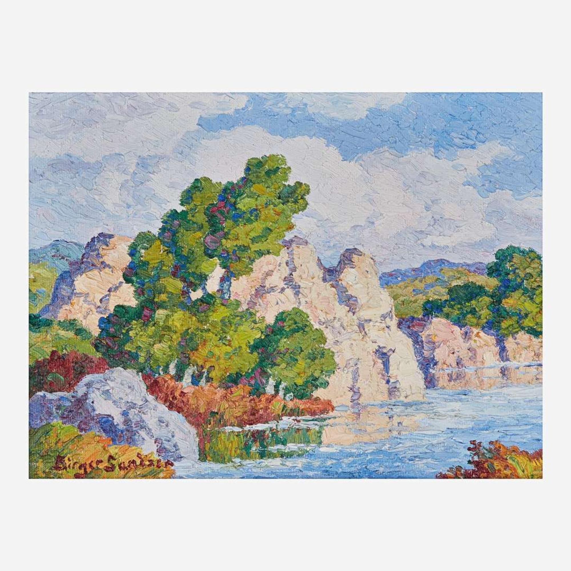Birger Sandzén (American, 1871–1954) Wild Horse Creek
