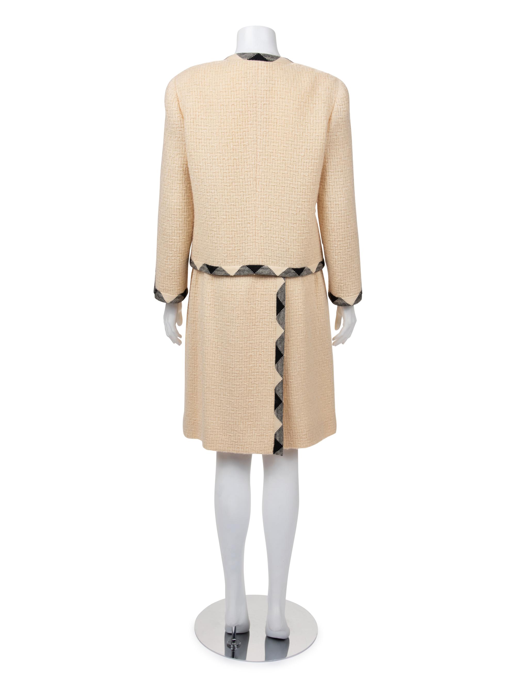 Chanel Tweed Two-Piece Skirt Suit, 1980-90s
