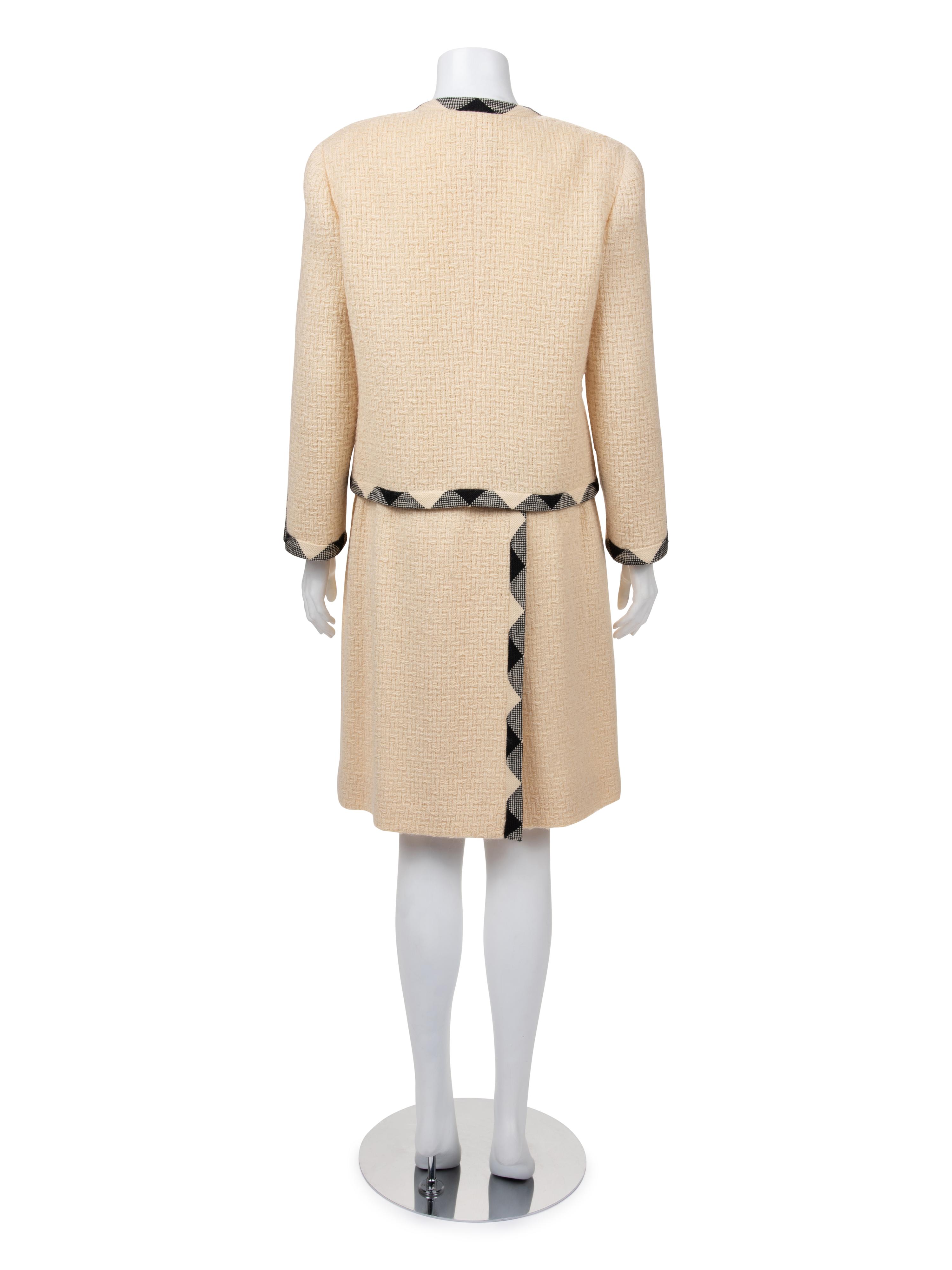 Chanel Tweed Two-Piece Skirt Suit, 1980-90s