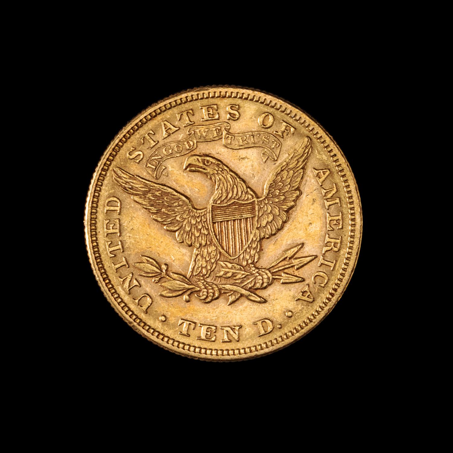 A United States 1879 Liberty Head $10 Gold Coin